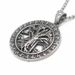 Collana con ciondolo celtico dell'albero della vita, da uomo, in acciaio inossidabile, stile punk, retrò, vintage, cool, vichingo, runa_voghion.com