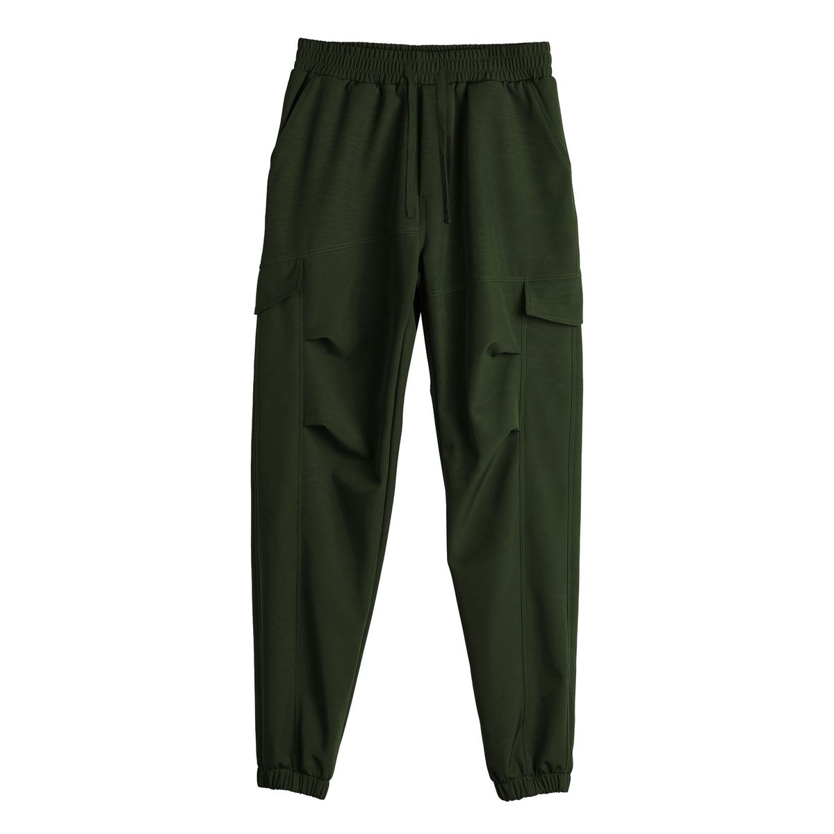 Herren-Cargo-Jogginghose – Stretch-Polyester, praktisches Design mit mehreren Taschen (4 Farben, M-XXXL)_voghion.com