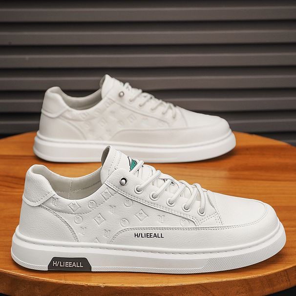 Meeste kingad kevad uus äri vabaajajalatsid trendikad kõik sobivad libisemiskindlad kulumiskindlad veekindlad valged kingad töötavad trendikad kingad_voghion.com