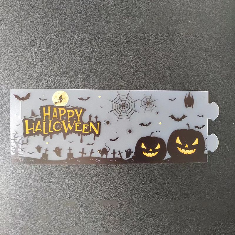 Nueva pantalla de vela con diseño de fantasma de calabaza de Halloween, lámpara decorativa de escritorio, 1 pieza_voghion.com