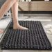 Chenille Bathroom Mat, Thickened Tufted Non-Slip, High Water Absorbent, Home Decor Floor Mat For Toilet_voghion.com