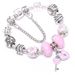 Braccialetti con ciondoli, bracciale con perline a forma di goccia di olio rosa, gioielli di grande vendita_voghion.com