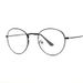 PY3447 trendy eyeglass circular flat mirror patterned leg frame_voghion.com
