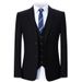 CT Beige Set For Men Three-Piece Korean Style Slim Fit Professional Formal Wear Groomsman Outfit Bridegroom Wedding Suit_voghion.com