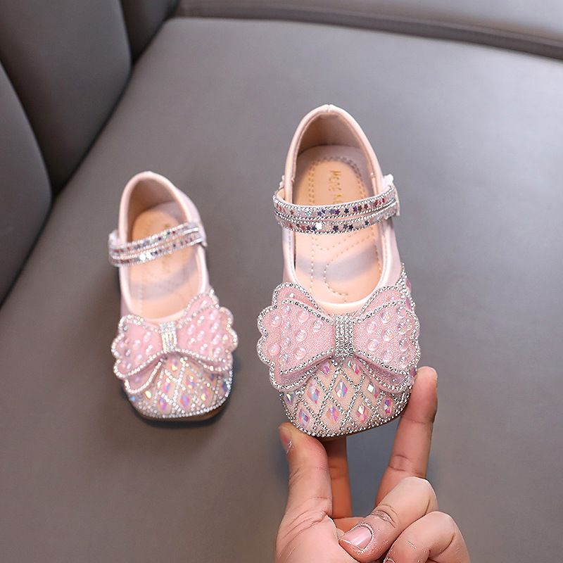 New Lady Baby Girls Girl Princess Diamond Single Shoe Shoes Dance Show Shoes_voghion.com