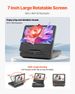 Portable DVD Player 7 Inch HD Swivel Display Screen 4 Hours Built-in Battery_voghion.com
