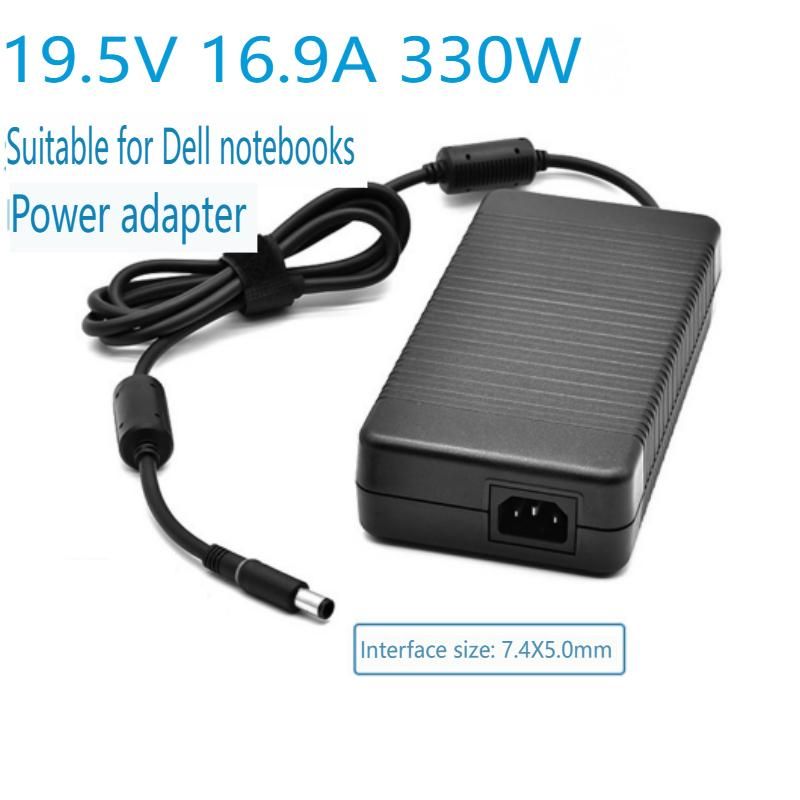 330W AC Power Adapter For Daier Laptops 19.5V 16.9A Charger With Large 7.4x5.0mm_voghion.com
