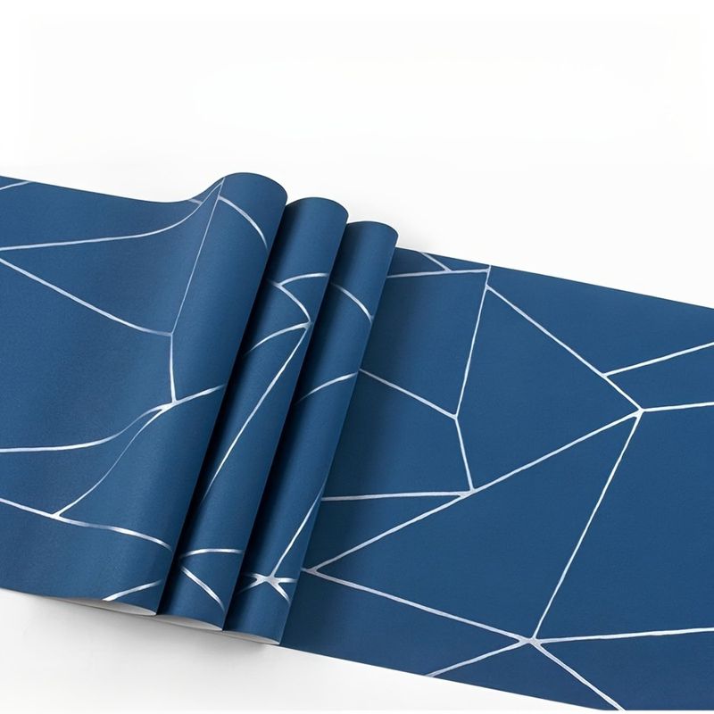 Modern Minimalist Geometric Curve Stripe Self-Adhesive Bedroom Living Room TV Background Decoration 3D Stereo Wallpaper_voghion.com