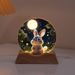 Lampada da notte luminosa in cristallo stampato a forma di coniglio di giada lunare, regalo per la festa di metà autunno per amici e parenti_voghion.com