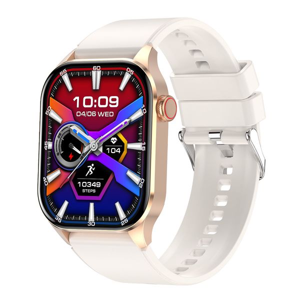 Nowy smartwatch T98 z dużym ekranem AMOLED, nieinwazyjnym pomiarem poziomu glukozy we krwi i analizą krwi, smartwatch SOS Emergency_voghion.com