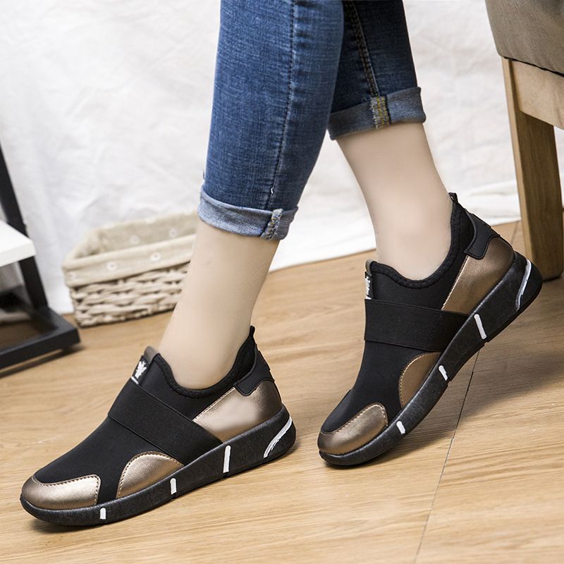 Cross-border wholesale breathable women's shoes 2022 spring and summer new one-step ins Korean version of fashionable flying woven casual sports shoes_voghion.com