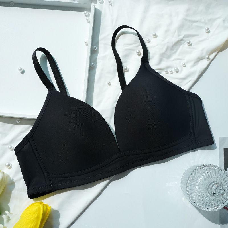 Studenten-BH ohne Stahlring, lebendige, schöne, spurlose Unterwäsche, kleine Brust, atmungsaktives Mädchen, verstellbar dünn_voghion.com