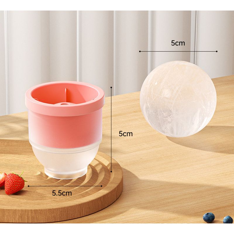 Silicone Hockey Cube Mold Circular Frozen Grid Ice Making Household Food Grade Large Spherical Whiskey Artifact_voghion.com