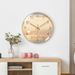 Moderne nordische Stil automatische Zeit Radio künstlerische Landschaft für Wohn-Esszimmer ultra-leise Wanduhr_voghion.com