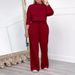 Women's Clothing In Autumn And Winter, New Long Sleeved Round Neck Sweatshirts, Elastic Waist Trousers, Casual And Fashionable Two Piece Suits_voghion.com