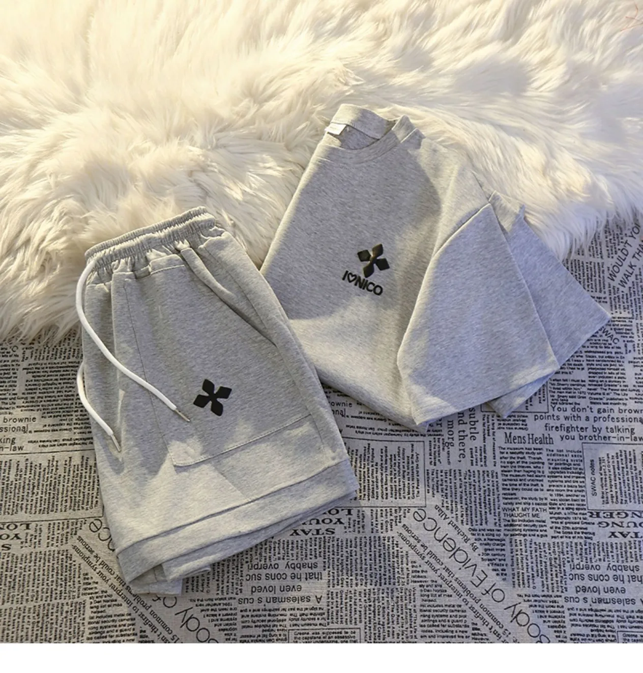 Women's Clothing Casual Sports Suits For Women Summer Thin Summer Running Fashionable Short Sleeved Two Piece Suit_voghion.com