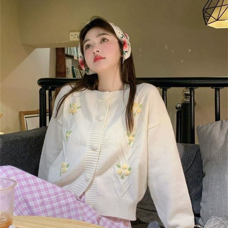 Conception de grande taille, pull tricoté à manches longues, cardigan, nouvelle collection d'automne, vêtements pour femmes, graisse mm, chair_voghion.com