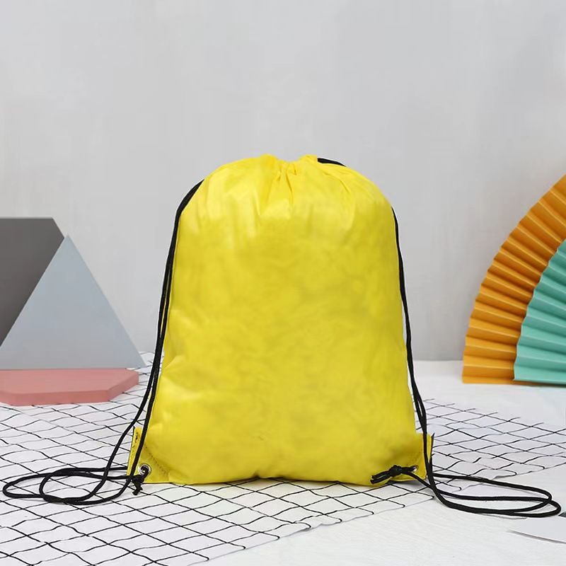 Gym Bags Strap pocket drawstring backpack drawstring race bag for men and women_voghion.com
