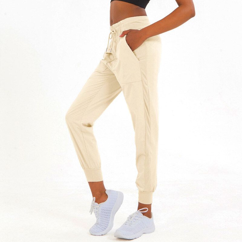 SUPERFLOWER Women's Quick Dry Athletic Gym Fiess Long Pants Drawstring Running Sports Jogging Sweatpants with Two Side_voghion.com