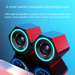 Saida Computador Laptop Pequeno Alto-falante Home Desktop USB Com Fio Subwoofer Universal Para Celulares_voghion.com