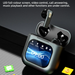 Smart Screen Touch Bluetooth Earphones Built-in 8GB Storage APP Control Video Switch Noise Reduction Message Reminder Earbuds_voghion.com