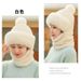 Scaldacollo da donna per autunno e inverno, mascherina, protezione per le orecchie integrata, cappello antivento, foderato in pile,_voghion.com