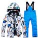 New Ski Suit Set For Boys Girls, Outdoor Sports Warm Children's Top And Pants Trendy_voghion.com