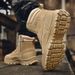 Outdoor High-Top-Stiefel Herren Casual Combat Boots Herren Weiche, verschleißfeste, rutschfeste Schnürschuhe, flache, bequeme Wanderschuhe Herren_voghion.com