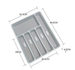 Vassoio divisorio per posate in plastica, coltello, forchetta, bacchette, cucchiaio, organizer integrato_voghion.com