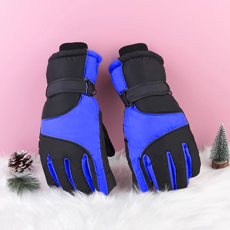 Luvas de pelúcia de inverno, luvas de esqui, luvas de ciclismo, luvas de caminhada, econômicas e práticas, pelúcia grossa, tela sensível ao toque, à prova de vento e à prova d'água
_voghion.com