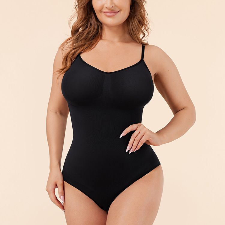 Neue einteilige Shapewear Enhanced Edition Open End Triangle Beauty Unterwäsche Korsett Schlankheitsanzug Ganzkörper-Shapewear_voghion.com