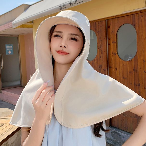 2025 Summer New Sun Hat Women's Anti Ultraviolet Sun Hat Cycling Neck Shawl Face Covering Fisherman Hat_voghion.com