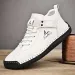 New 2024 Handmade Casual Design Sneakers Man Breathable Leather Shoes Men Ankle Boots Outdoor_voghion.com