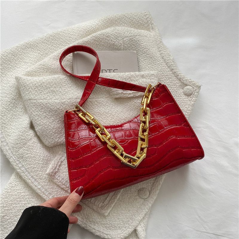 Sac à bandoulière simple pour femme, nouvelle conception de niche de printemps, mode tendance, chaîne, sac à bandoulière polyvalent_voghion.com