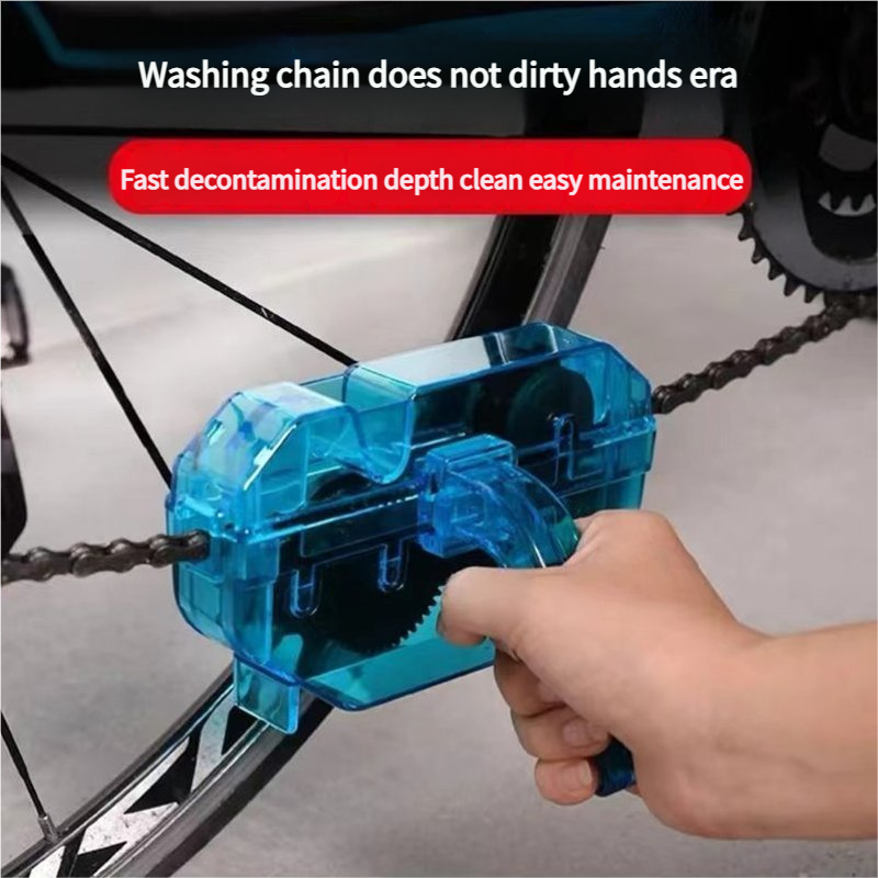 Road Cleaner Tool Bicycle Washer Bike Maintenance Kit Chain Cleaning Box_voghion.com