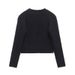 2025 Winter Women's Solid Color Simple Style Sweater Pullover Knitwear + Elastic Waist Short Skirt Set_voghion.com