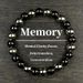 Memory Bracelet – Obsidian & Hematite Beaded Healing Jewelry, Adjustable Elastic String For Protection & Grounding_voghion.com