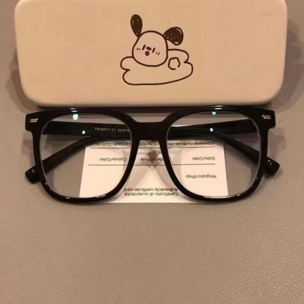 Einfache Anti-Myopie-Brille mit blauem Licht, die das runde Gesicht schlanker macht und vielseitig einsetzbar ist, mit einem passenden Grad von JS95_voghion.com