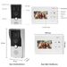 Color Video Intercom Doorbell – 1080P HD Display, 4-Wire Connection, Ideal For Apartments & Villas (1-to-1/1-to-2/1-to-3 Configurations)_voghion.com