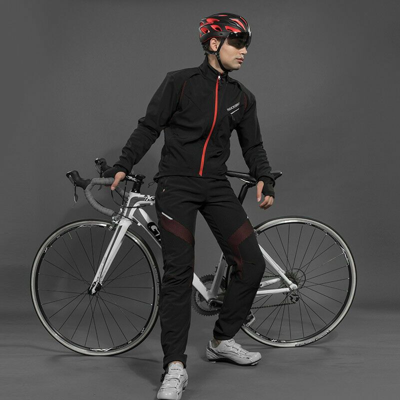 Giacca da ciclismo ROCKBROS Giacca invernale da uomo Giacca softshell Taglia asiatica M-4XL_voghion.com