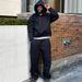 Men's Clothing Cross Border Casual Simple Couple Fashion Hoodie Sweatshirt Solid Color Loose Sweatshirt Sweatpants Wholesale_voghion.com