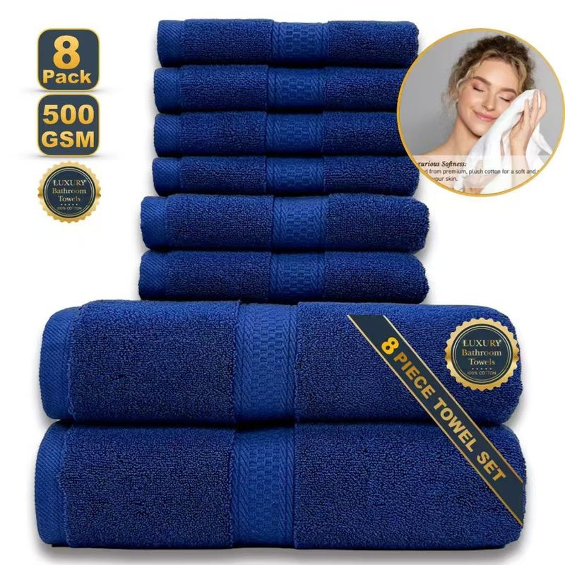 Baumwollhandtuch Badetuch Set Großes Strandtuch 90*180 Wasserabsorbierendes weiches Werbetuch_voghion.com