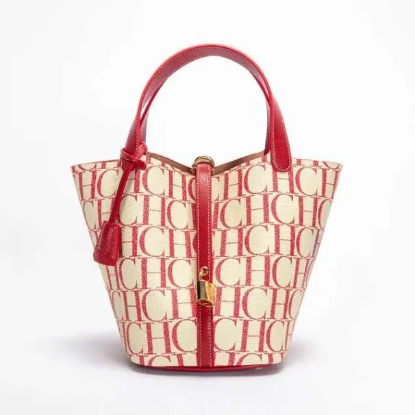 CHCH brand new letter printed handbag, fashionable crossbody bag, basket bag_voghion.com