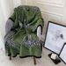 INS Vintage Style Sofa Light Office Nap Shawl Air Conditioning Single Blanket_voghion.com