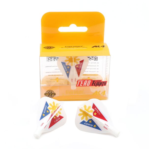 Lama per freccette bianca a forma di aquilone Lama per coda rotante Lama per coda per freccette professionale_voghion.com