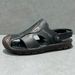 Genuine Leather Sandals For Men, New Summer Breathable Cowhide Sole, Closed Toe Beach Shoes, Men's Outdoor Dual-use_voghion.com