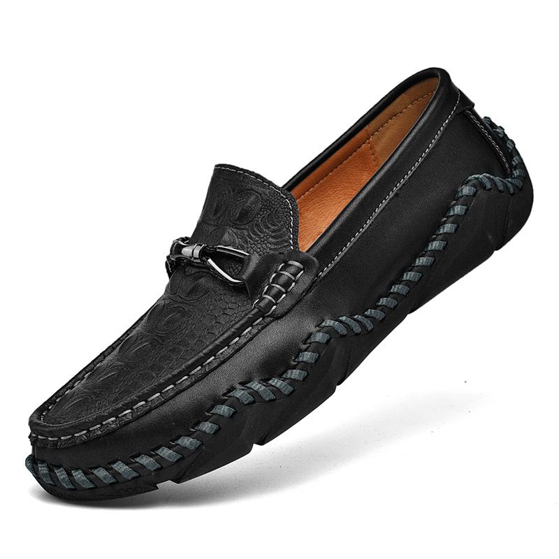 Große 2023 Herbst/Winter Neue Herren Business Casual Trendy Bean Driving Le Fu Schuhe_voghion.com