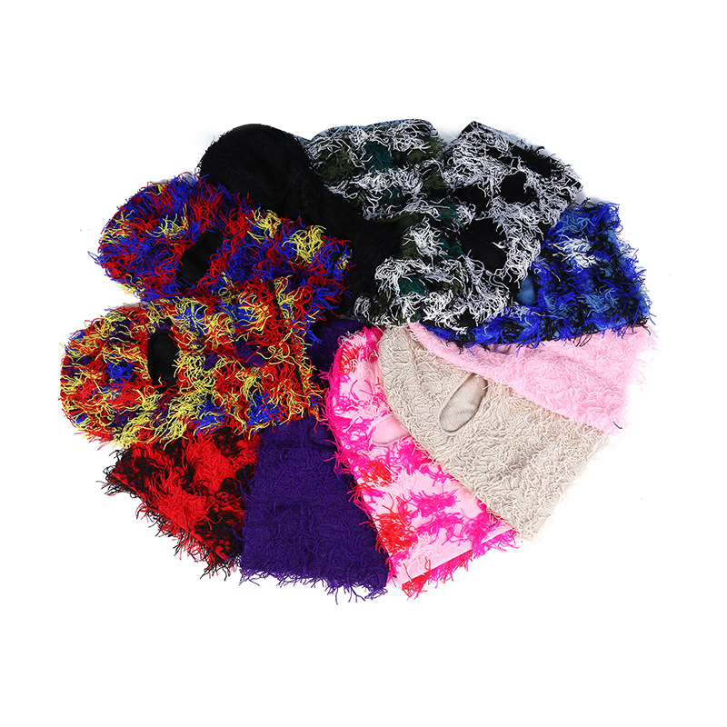 2023 Balakrafa Hat Men's and Women's Knitted Camo Headcover Personalized Woolen Hat_voghion.com