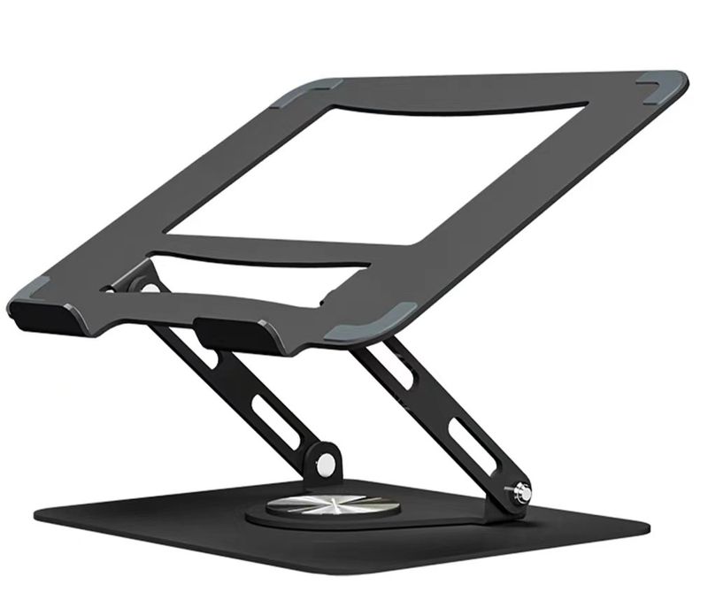 Adjustable Rotating Laptop Hollow Cooling Vertical Floating Tablet Stand Metal New Product_voghion.com