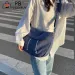 Unisex Zipper Messenger Drawstring Casual Satchel Bag Stylish Strap Adjustable Large Capacity For Man Woman_voghion.com